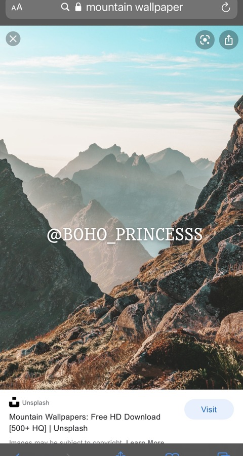 Header of boho_princesss