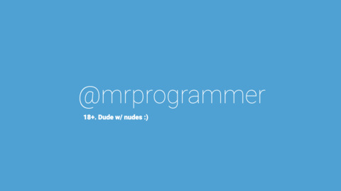 Header of mrprogrammer